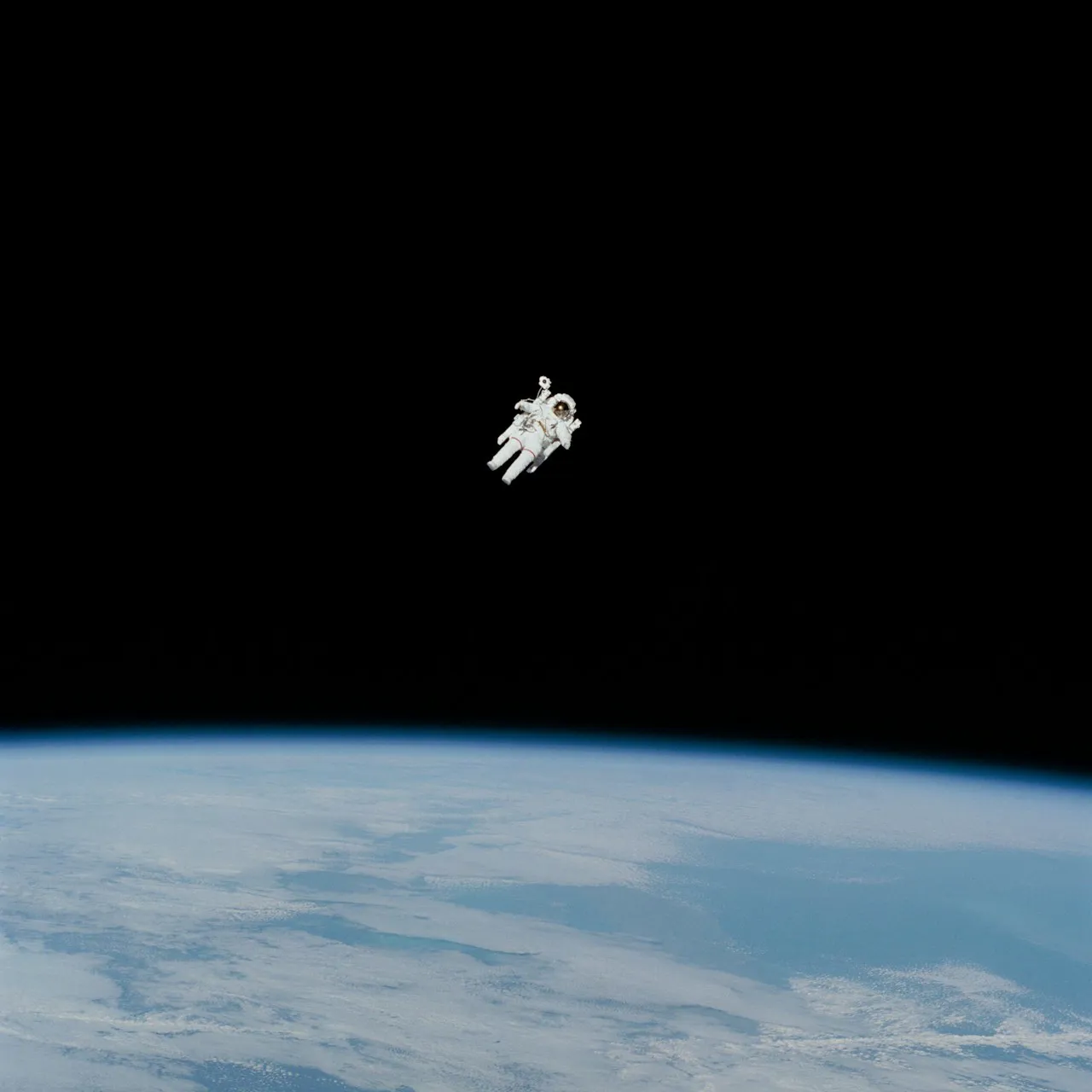 Earth from space — Moon mission orbital trajectory