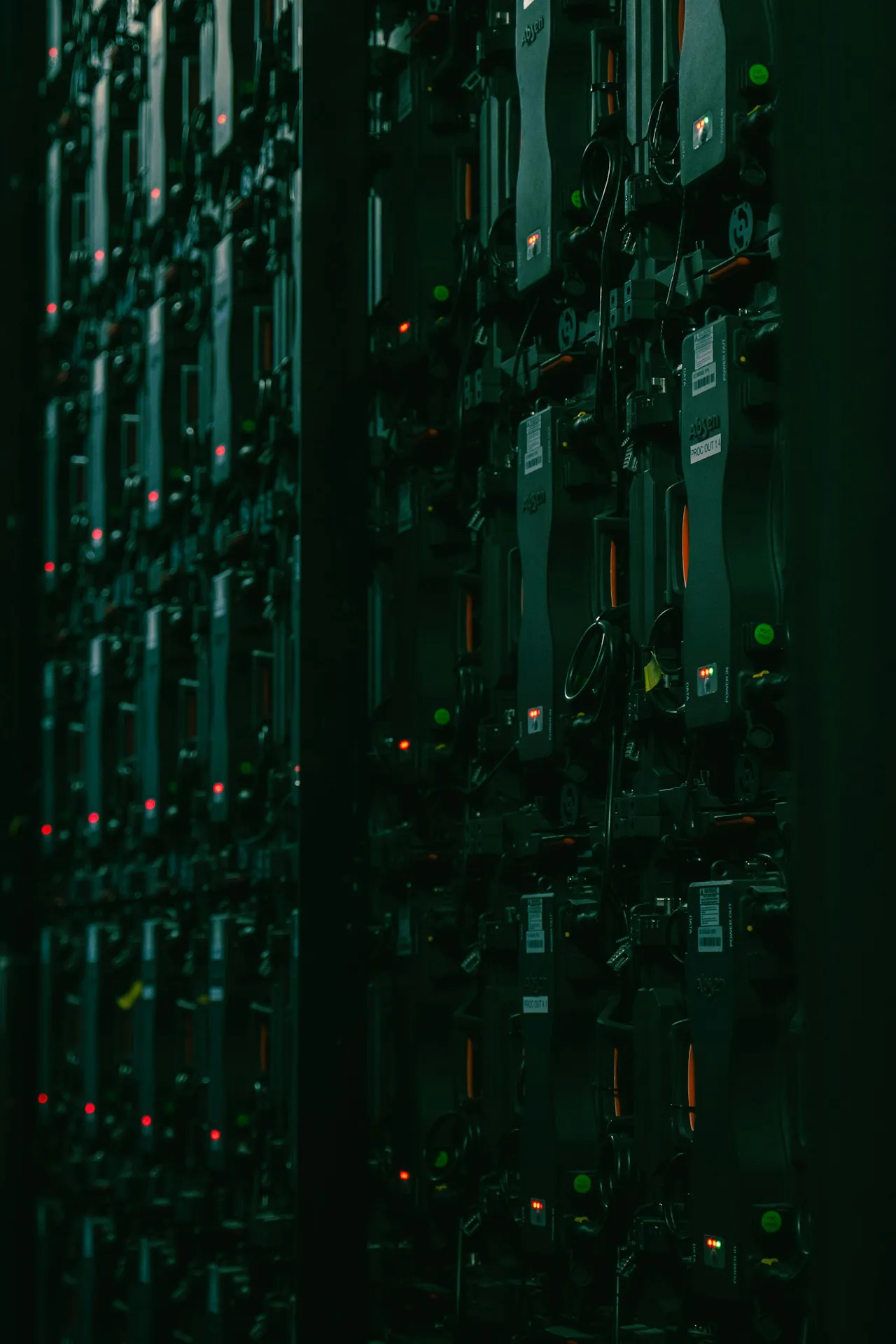 Geniş bir sunucu cluster array — DeepSeek V4-Pro eğitiminde kullanılan GPU altyapısı